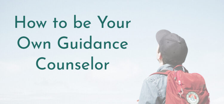 How to be Your Own Guidance Counselor