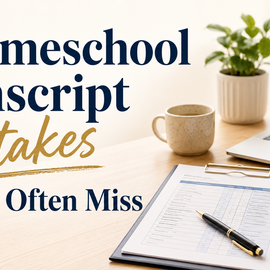 3 Homeschool Transcript Mistakes Parents Often Miss